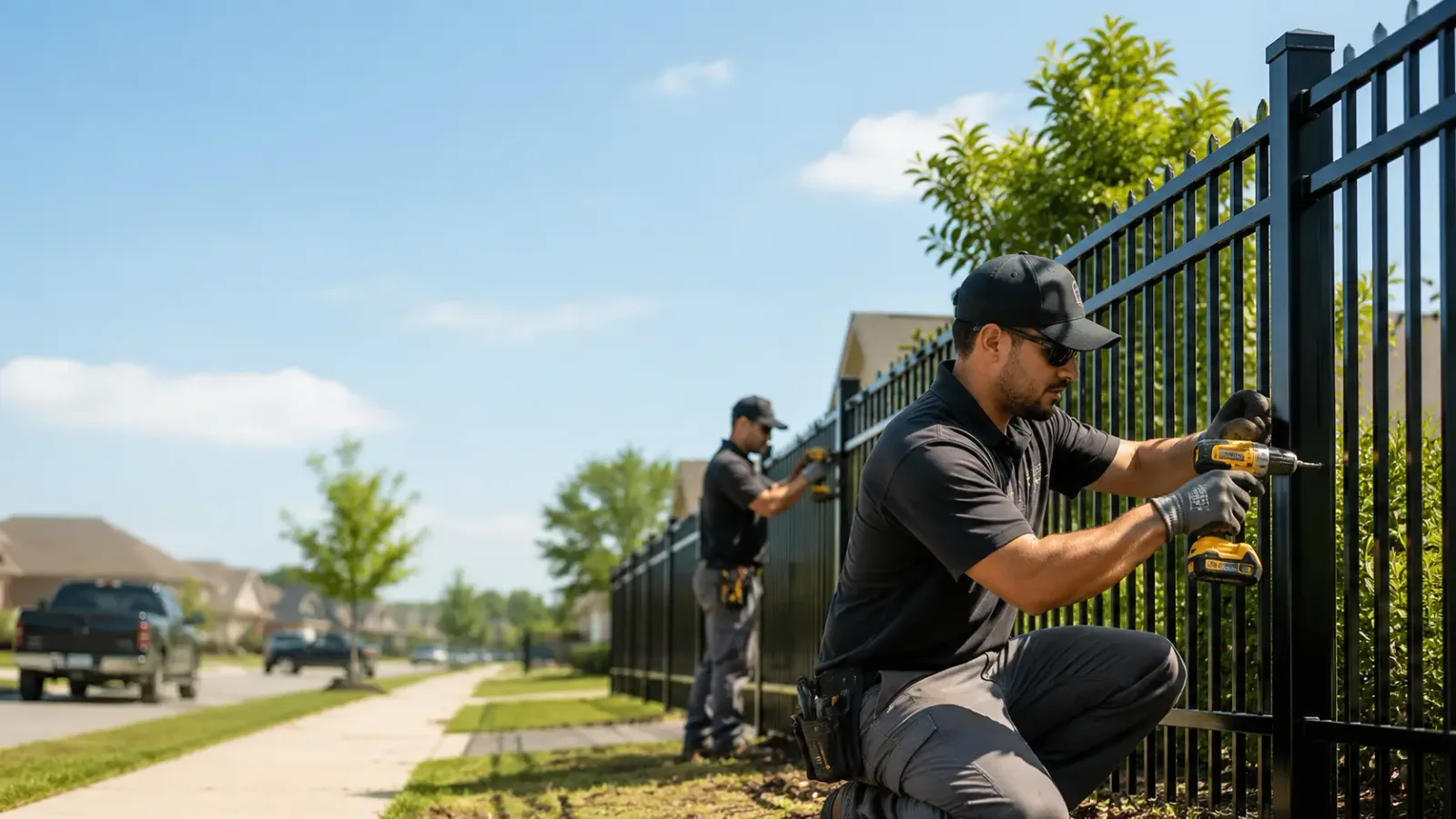 Metal Fence Installation in Tryon, OK